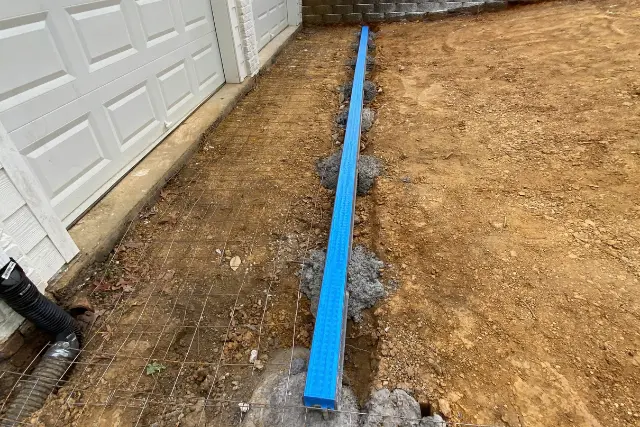 steel wire reinforcement installed near garage in cary nc